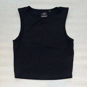 Lounge Black Cropped Tank